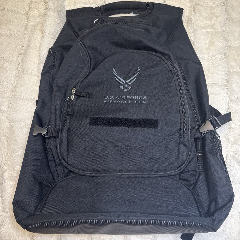 U.S Air Force C-AF0711A Backpack Laptop Polyester Black 20" x 16"